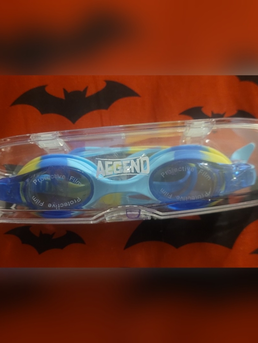 Kids Swim Goggles - Blue & Yellow